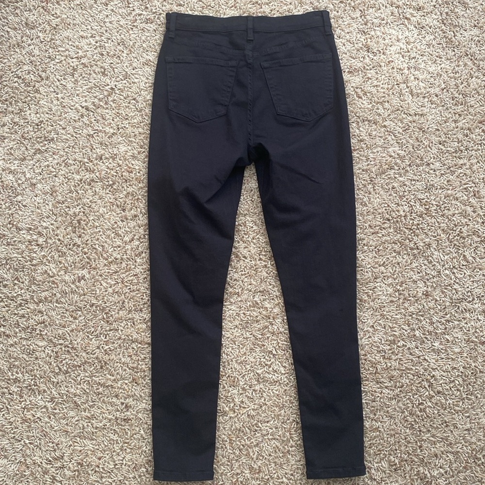 Topshop Jamie Black Denim Ripped Jeans 30”W - Picture 6 of 7